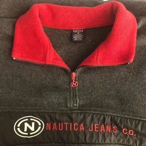 Nautica Men’s Vintage 90’s 1/4 Zip Fleece Pullover